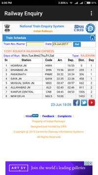 Indian Railway Enquiry App | Live Train Enquiry screenshot 6