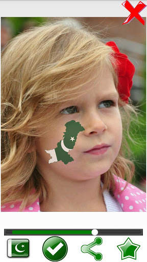 Paint Flag On Face screenshot 3
