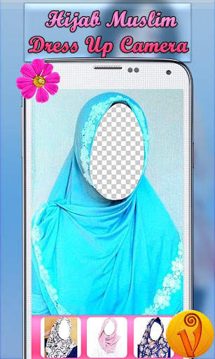 Hijab Muslim Dress Up Camera screenshot 1