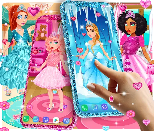 Princess dress up game screenshot 1