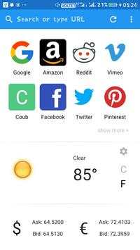 A&A browser for Android screenshot 1