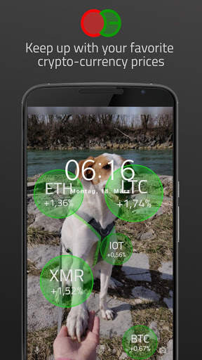 Crypto Bubbles Live Wallpaper screenshot 1
