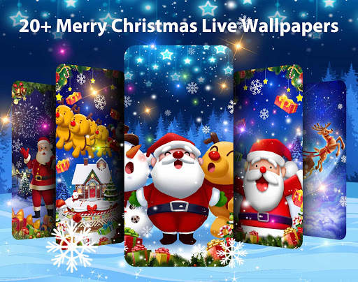 Merry Christmas Live Wallpaper & Launcher Themes screenshot 3