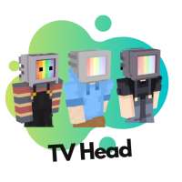 Skin TV Head for Minecraft PE logo