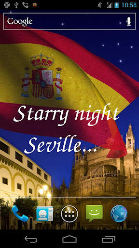 Spain Flag Live Wallpaper screenshot 6
