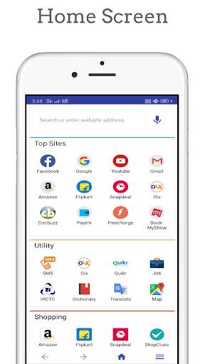 ADJ UC Indian Browser screenshot 1