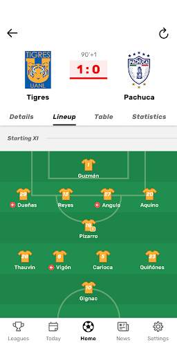 Resultados MX Soccer Results screenshot 7