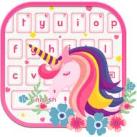 Pink Unicorn keyboard Theme logo
