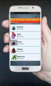 How to Draw and Colour Naruto screenshot 2