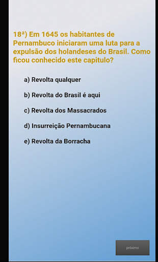 QQB- Quiz Quebra Bloco - Tema: História do Brasil screenshot 3