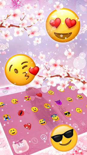 Cute Pink Princess Girl Keyboard Theme screenshot 3