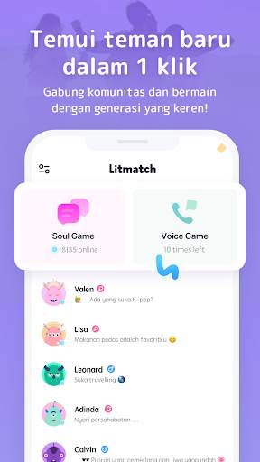 Litmatch—Make new friends screenshot 1