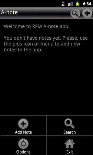 RFM Anote (notepad) скриншот 2