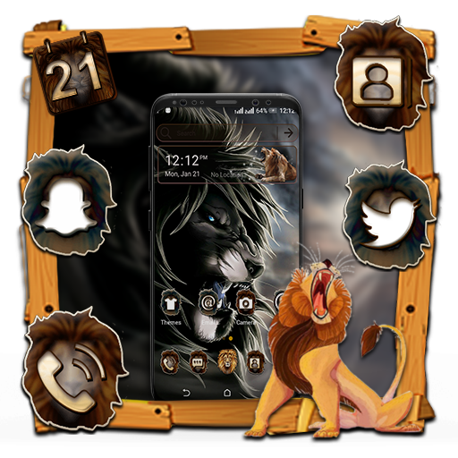 Angry Lion Launcher Theme icon