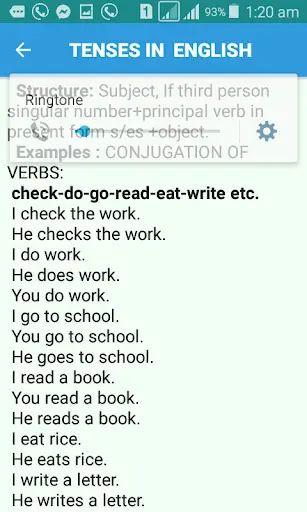 Tense In English screenshot 12