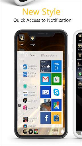 Golden Theme For Computer Launcher screenshot 3