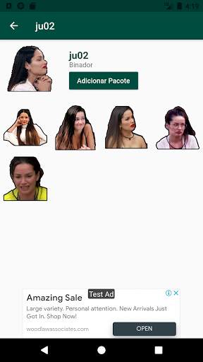 Figurinhas Juliette para Whatsapp screenshot 2