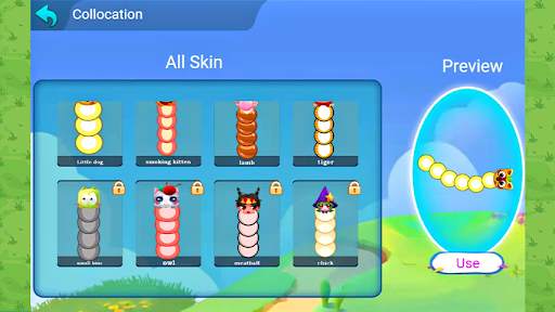 Worm Eating Candy screenshot 1