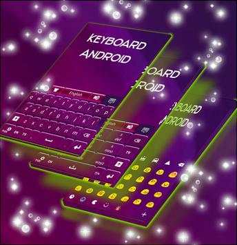 Purple Keyboard For Android 1 تصوير الشاشة