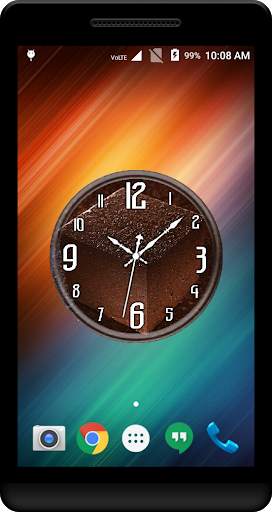 Brown Clock Live Wallpaper screenshot 4