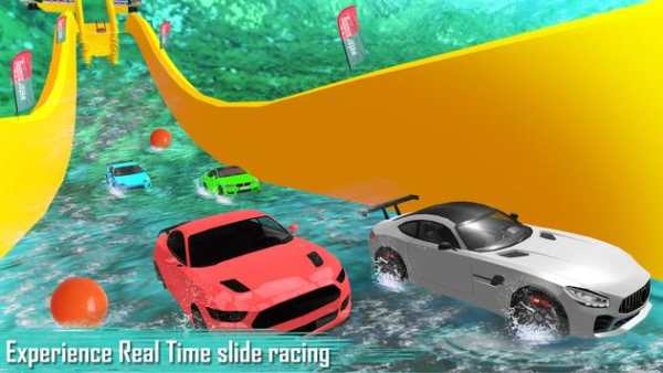 Frozen Slide Race 3D - Car Racing screenshot 5