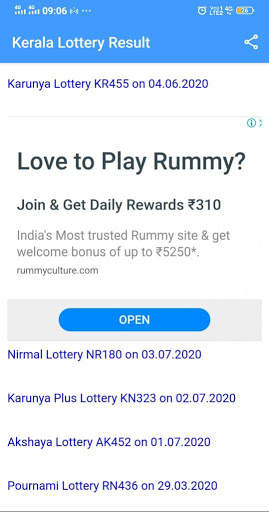 Kerala Lottery Result screenshot 1