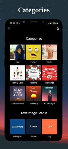 DP and Status for whatsapp - WhatzStatuz App screenshot 2