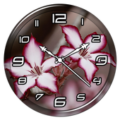 Lily Flower Clock Live WP icon
