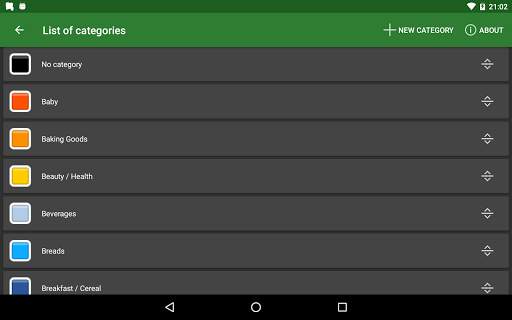 Shopping list screenshot 12