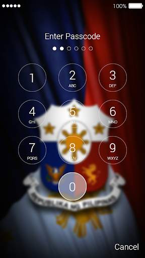 Philippines Flag Lock Screen 5 تصوير الشاشة