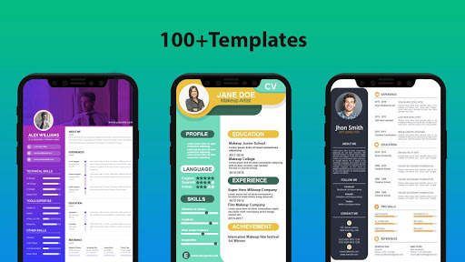 CV MAKER RESUME BUILDER स्क्रीनशॉट 2