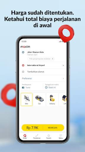 maxim - ojek, transportasi screenshot 2