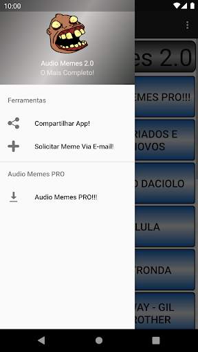 Memes Brasil 2.0 - Áudios, Botão, Sons, Player screenshot 2