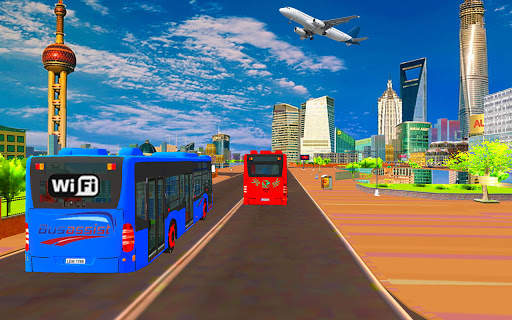 City Bus Racing Game 2021 screenshot 1