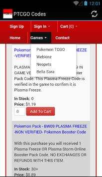 PTCGO Pokemon TCG Online CODES screenshot 4