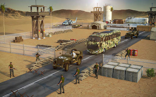 US Army Coach Bus Simulator screenshot 1