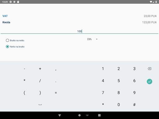 Kalkulator VAT brutto netto screenshot 12