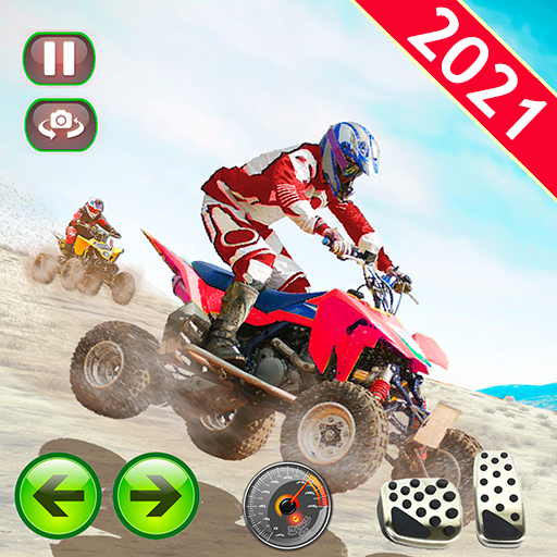 ATV Quad Rad extrem Fahren 3d icon