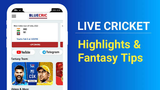BLUECRIC: Cricket & Fantasy screenshot 1
