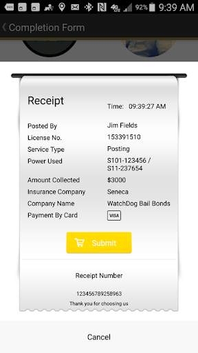 Insta-Bail Posting Agent screenshot 5