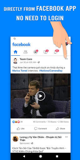 Video Downloader for Facebook screenshot 1