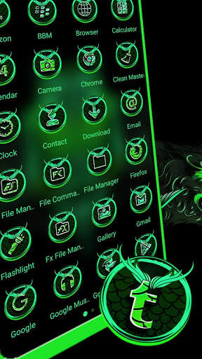 Angry Owl Green Theme स्क्रीनशॉट 2