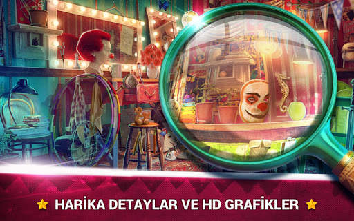 Gizli Eşyalar Sirk Oyunları - Bulmaca Oyunu screenshot 6