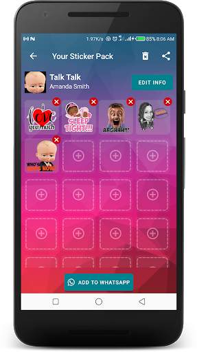 Sticker Maker for WhatsApp - Use Photos and Text screenshot 1