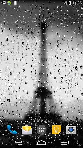 Rain In Paris Live Wallpaper screenshot 2