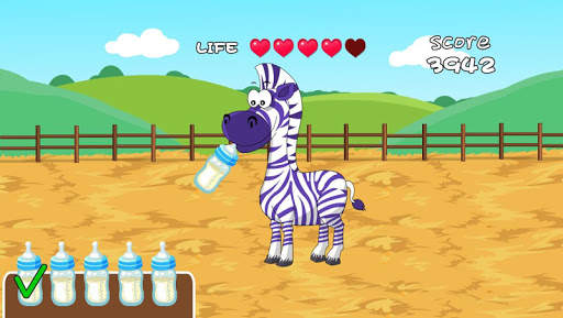 Bella playtime with baby zebra - girls pet game screenshot 2