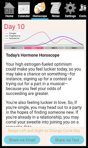 Hormone Horoscope Teen Lite screenshot 3