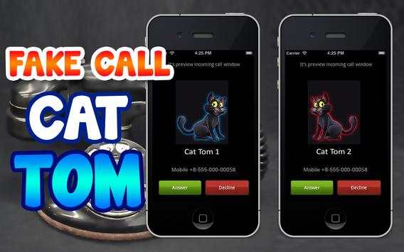Fake Call Cat Tom screenshot 1