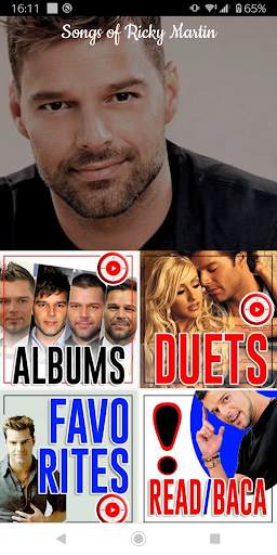 Songs of Ricky Martin 3 تصوير الشاشة