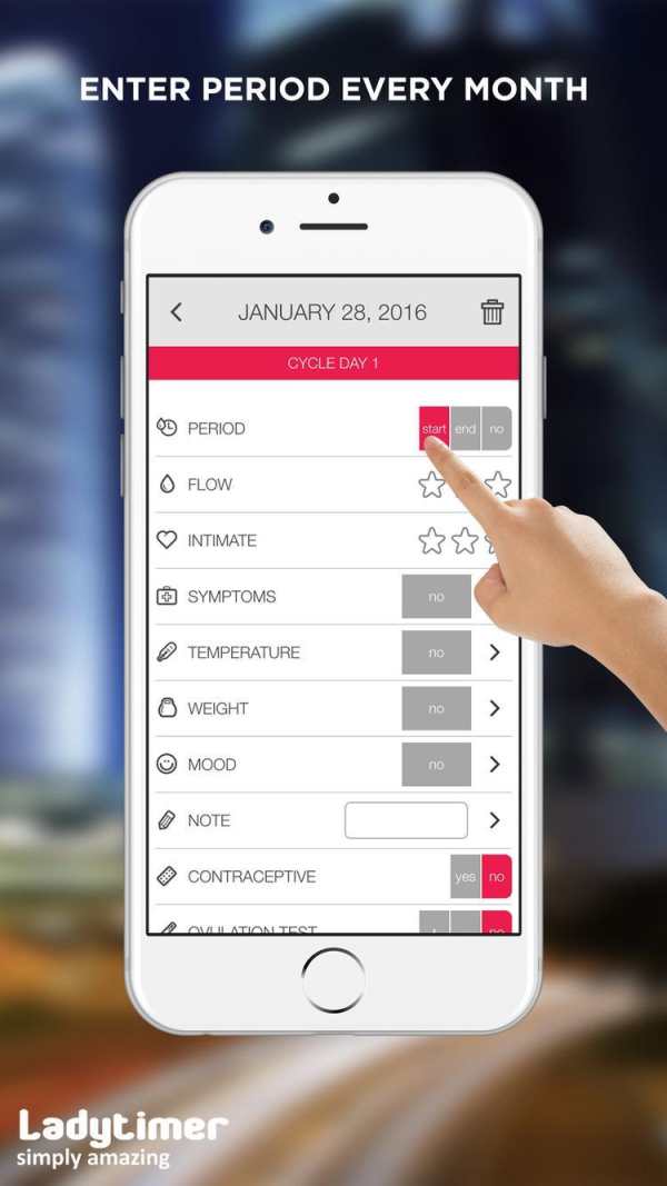 Ladytimer Period Calendar screenshot 1